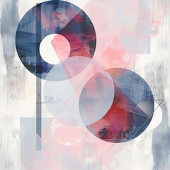 Geometric Shapes Digital Background