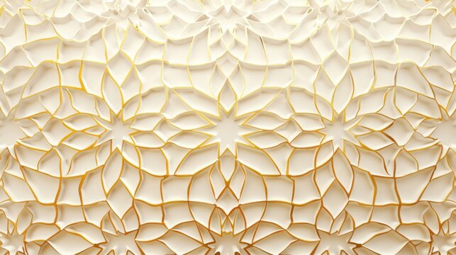 Islamic Luxury background with gold mandala ornament. Vector illustration