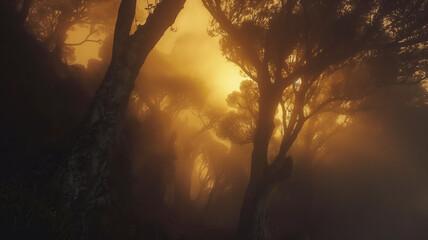 Sunrise in Fanal Forest