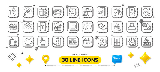 Loyalty points, Wireless charging and Work home line icons pack. 3d design elements. Fuel price, Smile, Inspect web icon. Money transfer, Arena stadium, Friends chat pictogram. Vector