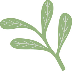 Simple leaf variation logo vector illustration