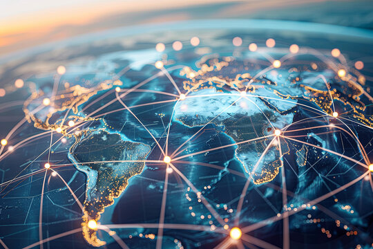 Communication technology with global internet network connected