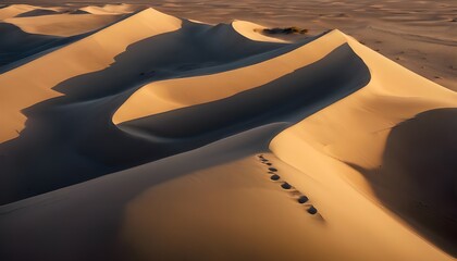 Twilight Majesty: Captivating Dune Landscape at Sunset