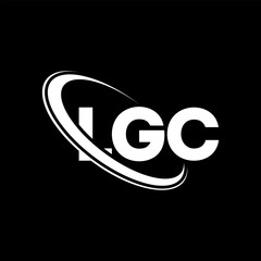 LGC logo. LGC letter. LGC letter logo design. Initials LGC logo linked with circle and uppercase monogram logo. LGC typography for technology, business and real estate brand.