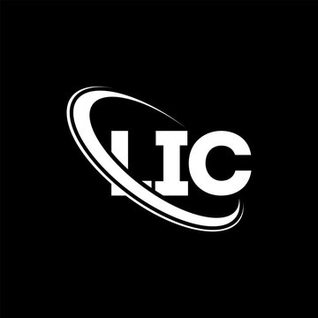 LIC logo. LIC letter. LIC letter logo design. Initials LIC logo linked with circle and uppercase monogram logo. LIC typography for technology, business and real estate brand.