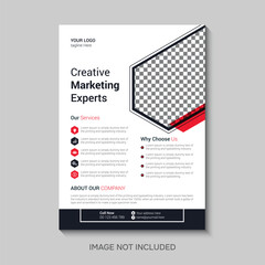 Corporate flyer design template