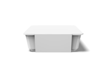 Close Up View of Square Food Container