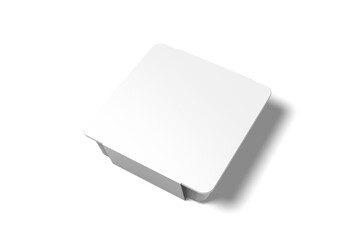 Half View of Square Food Container