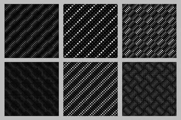 Geometrical circle pattern background collection -  abstract vector graphic designs from circles