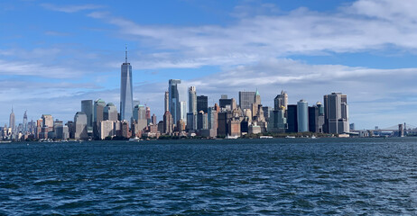 Fototapeta premium View of the Manhattan skyline