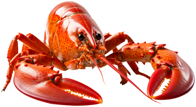 Lobster isolated on transparent background