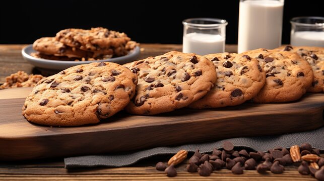 cookies and coffee  high definition(hd) photographic creative image