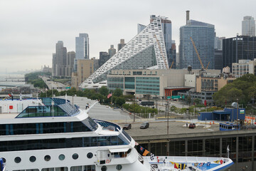 View of Manhattan from the cruise terminal