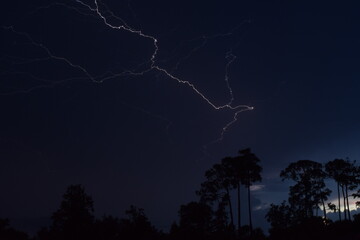 Lightning Strike in the Florida Sky