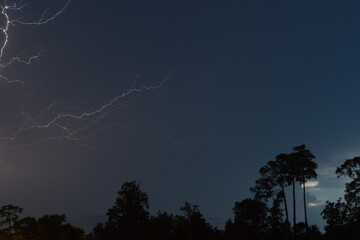 Lightning Strike in the Florida Sky