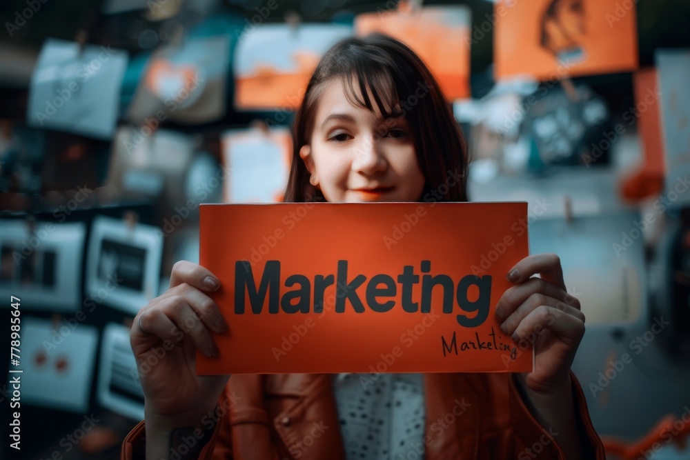Poster advanced content strategy techniques: creating engaging content for digital marketing and web advert
