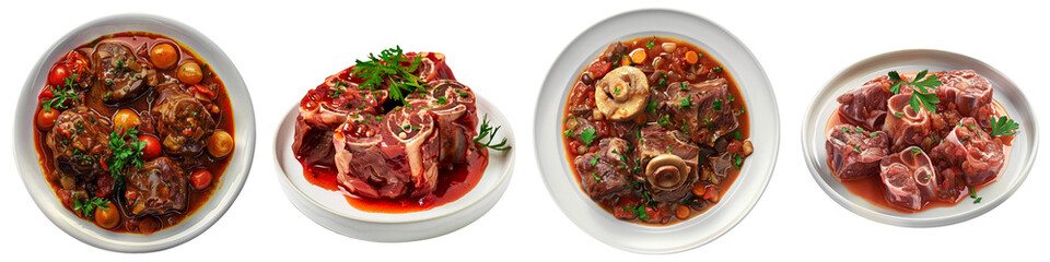 Osso Buco clipart collection, symbol, logos, icons isolated on transparent background