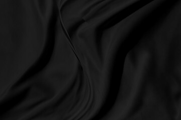 beauty textile abstract soft fabric black smooth curve fashion matrix shape decorate background - obrazy, fototapety, plakaty