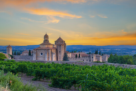 Royal Abbey of Santa Maria de Poblet, cistercian monastery, Catalonia, Spain