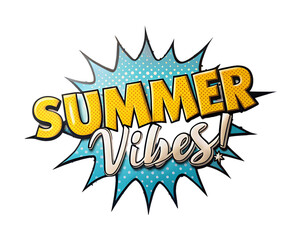 Summer vibes text