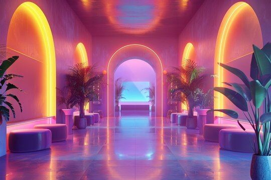 A company's farewell party reflecting its unique corporate culture and values