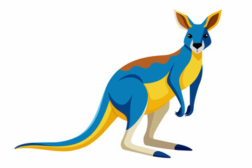  kangaroo vector illustration 