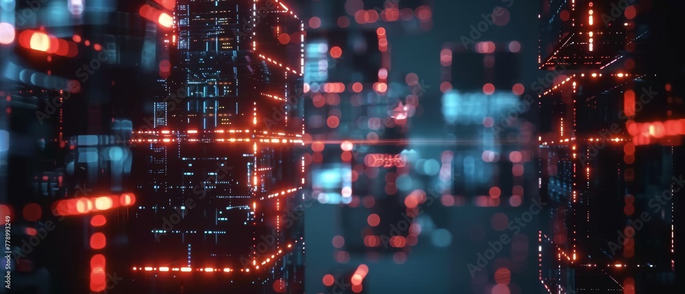 Poster the application of ai technology can improve businesses in a variety of ways, including data process