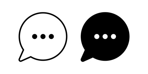 Talk icon. Chat bubble sign. for mobile concept and web design. vector illustration