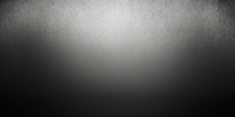 Silver black glowing grainy gradient background texture with blank copy space for text photo or product presentation 