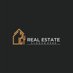 ZY initial monogram logo for real estate design