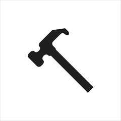 hammer vector icon line template