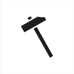 hammer vector icon line template
