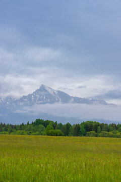 High Tatras with Krivan peak in spring time, Slovakia