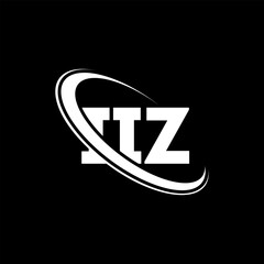 IIZ logo. IIZ letter. IIZ letter logo design. Initials IIZ logo linked with circle and uppercase monogram logo. IIZ typography for technology, business and real estate brand.