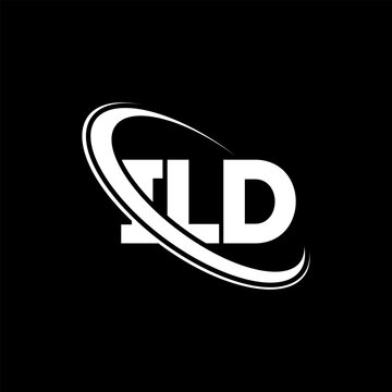 ILD logo. ILD letter. ILD letter logo design. Initials ILD logo linked with circle and uppercase monogram logo. ILD typography for technology, business and real estate brand.