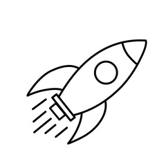 Rocket Symbol. vector