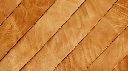 A seamless texture of tan leather, punctuated by a series of parallel lines that suggest a minimalist. 32k, full ultra HD, high resolution - obrazy, fototapety, plakaty