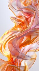 Obraz premium Colorful abstract painting with flowing shapes