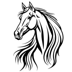 Arabian Horse Logo Design