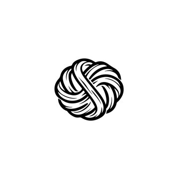 Ball of yarn Logo Design