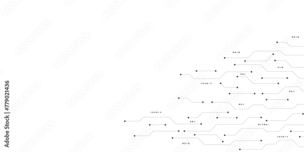 Poster Circuit board texture with communication technology concept