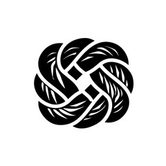 Complex interwoven line design Logo Design