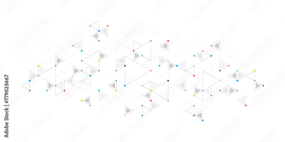Poster abstract background with a geometric pattern of triangle shapes. graphic design element