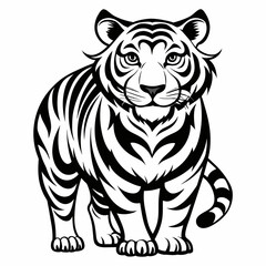tiger illustration vector 
