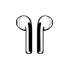 Smartphone Earbuds Logo Design