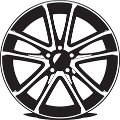 Dynamic Drive Action Packed Alloy Wheel Vector Logo Alloy Apex Peak Performance Vector Logo for Wheels