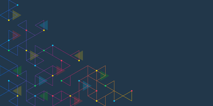 Abstract background with a geometric pattern of triangle shapes. Graphic design element