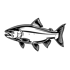 Sockeye Salmon Logo Design