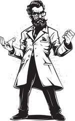 Brilliant Fury Bold Doctor Symbol in Vector Logo Furious Care Energetic Doctor Emblem Design