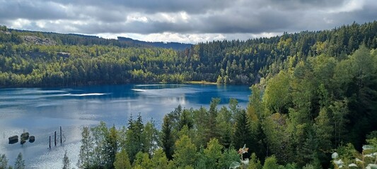 lake in the mountains